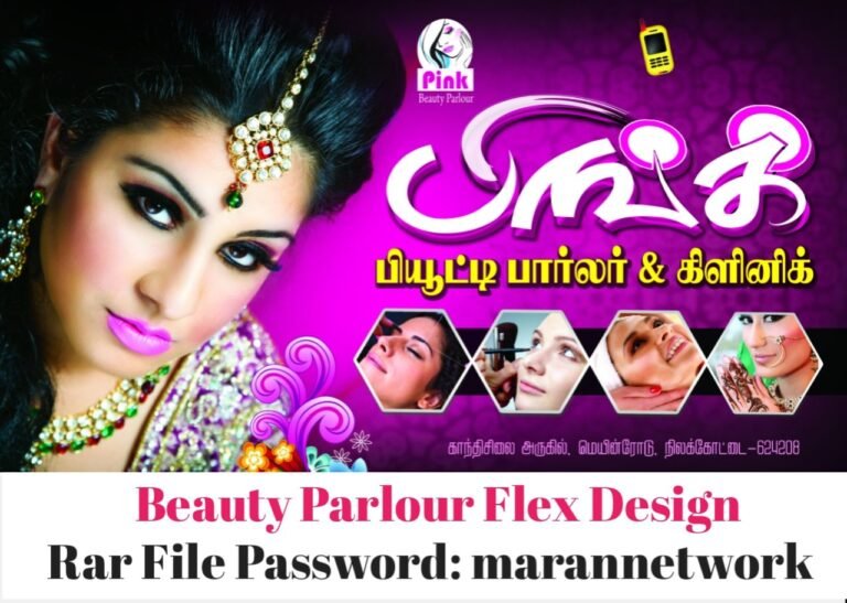 Beauty Parlour Shop Flex Design Psd File Free Download - Maran Network