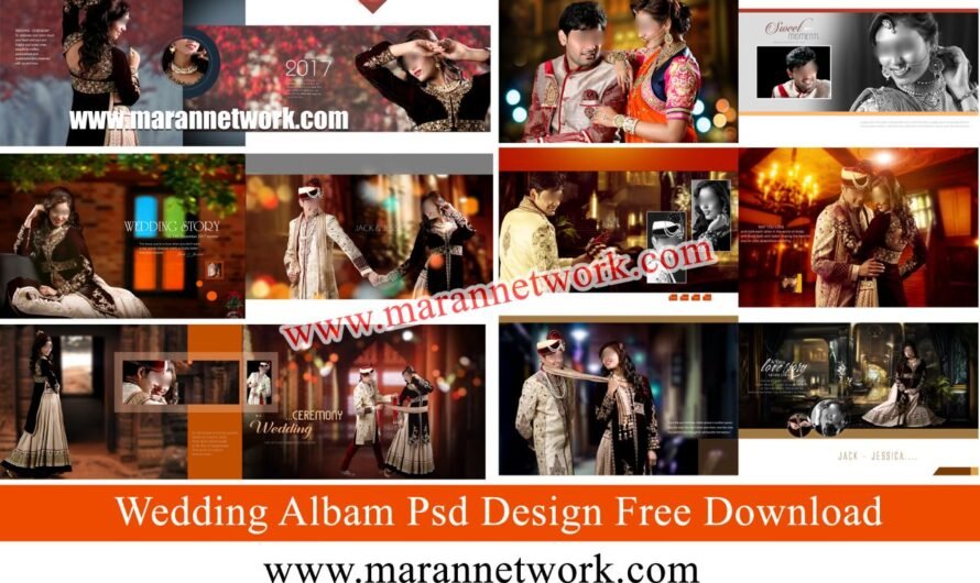 New Wedding Albam 36*12 Design Psd File Free Download