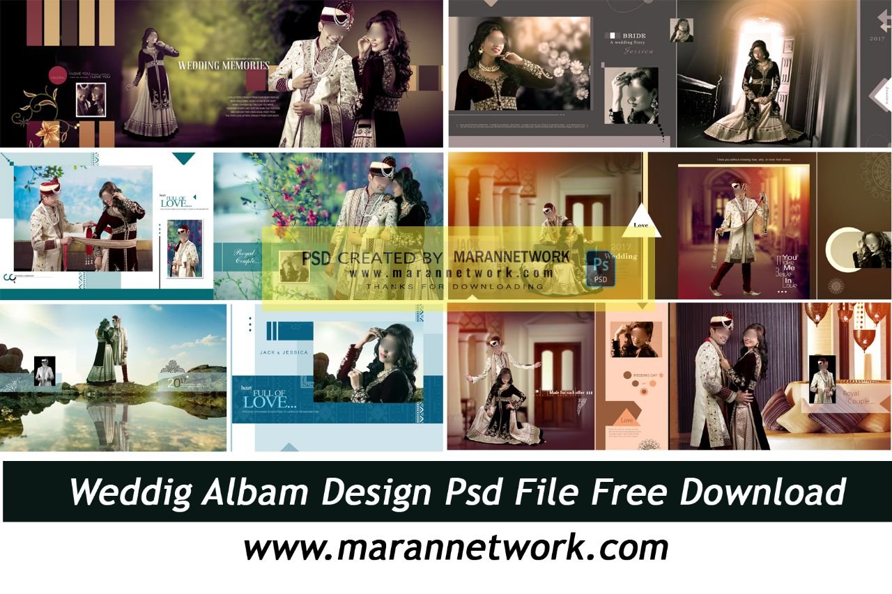 12×36 Album PSD Design Free Download Vol 01 – Maran Network