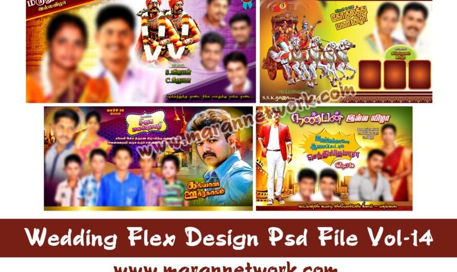 Wedding Flex Banner Design PSD File Download Vol-14