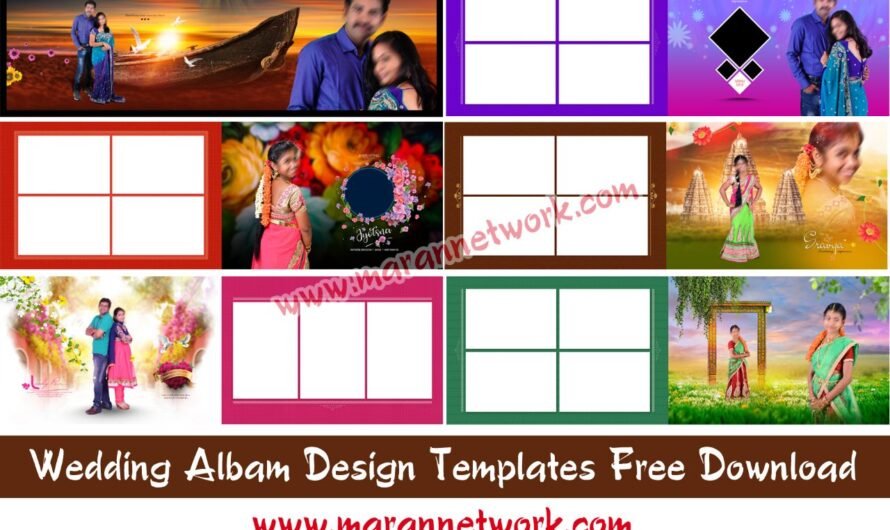 Wedding Albam Templates Design Psd file Free Download