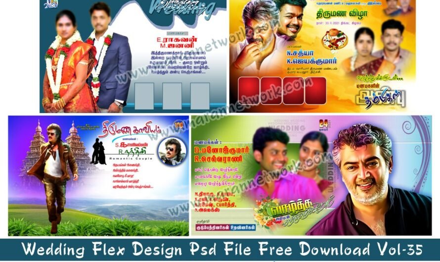 Wedding Flex Collection Psd Free Download Vol-35