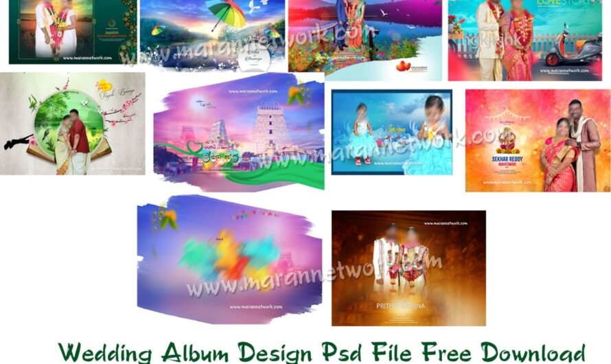 New Dmax Wedding Album Design Psd File Free Download Vol-01