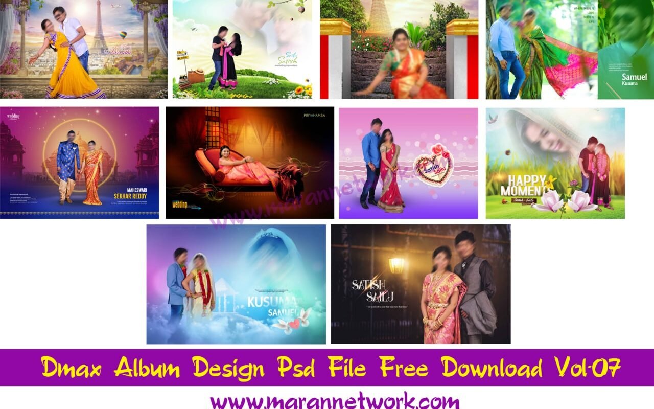wedding album design psd free download 12x30
