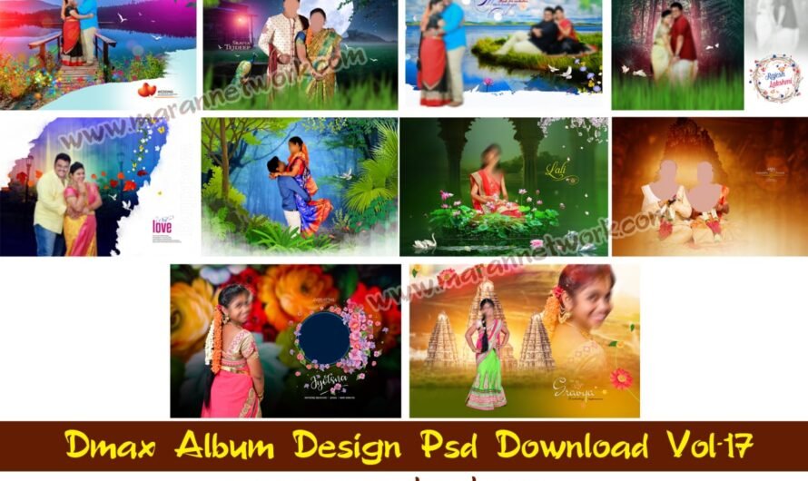 Dmax Wedding Album New Design Psd Download Vol-17