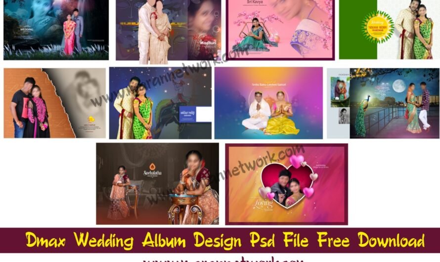 Dmax New Design Wedding Album Psd File Download vol-19