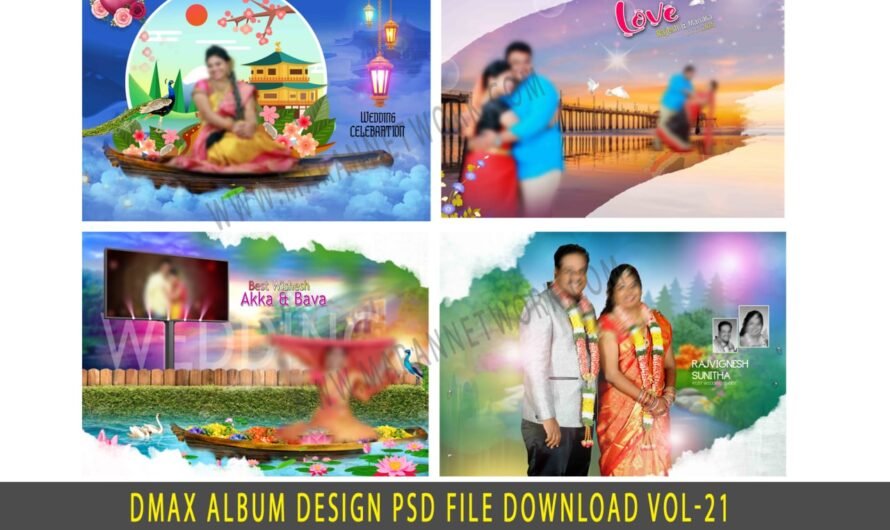 Dmax Wedding Album Design  Psd File Download Vol-21