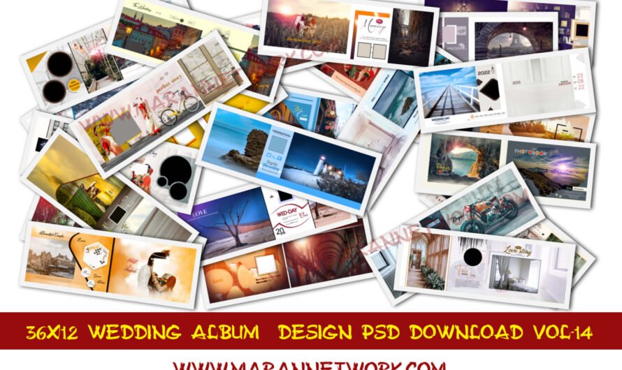 Wedding Album Templates Design Psd Download Vol-14