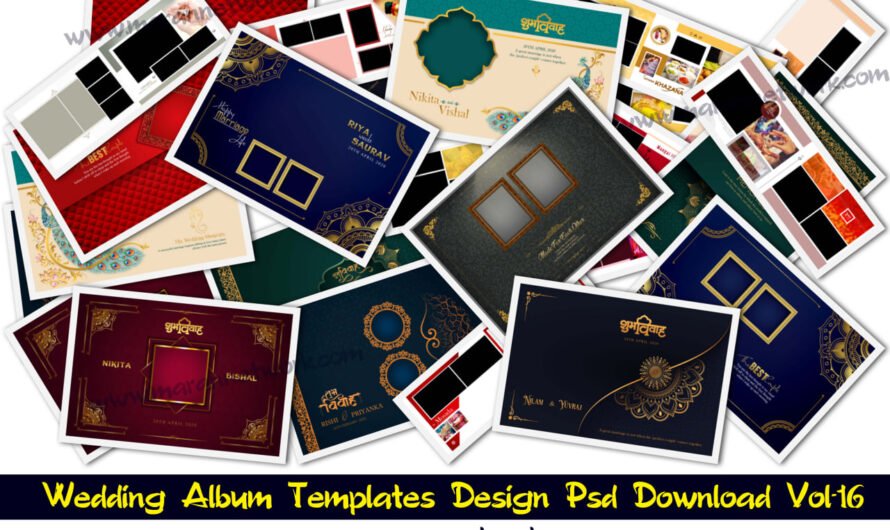 25 Latest Wedding Album Templates Design Psd File Free Download