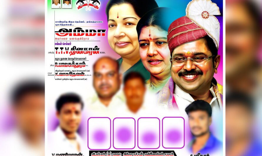 T.T.V.Dhinakaran Political Flex Banner Design Psd File Download