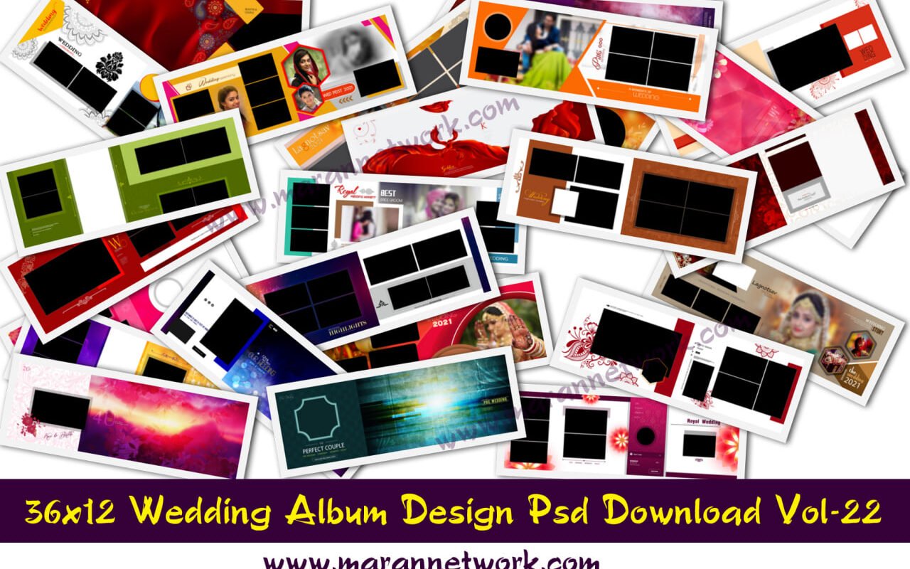 wedding album design templates psd free download
