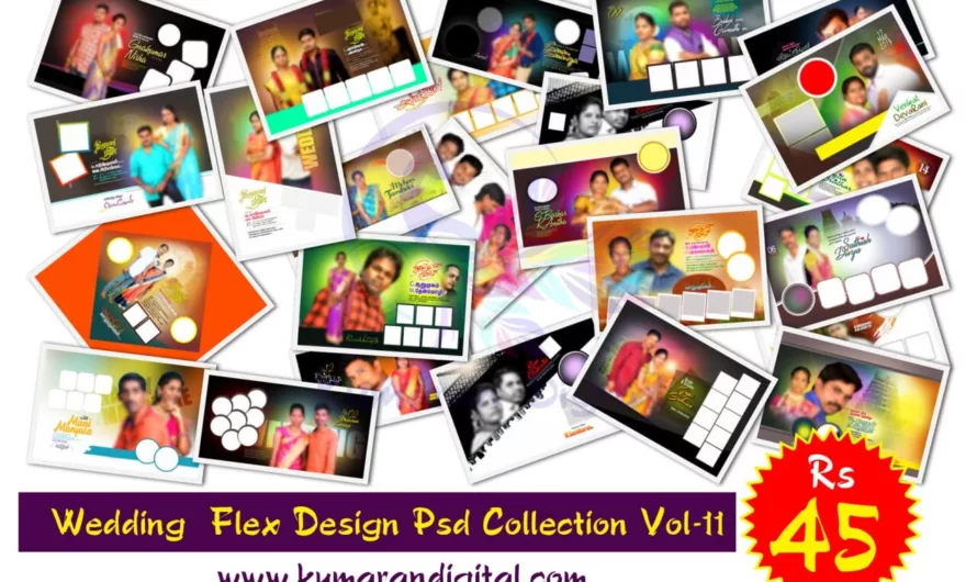 Wedding Flex Design Psd Collection Vol-11