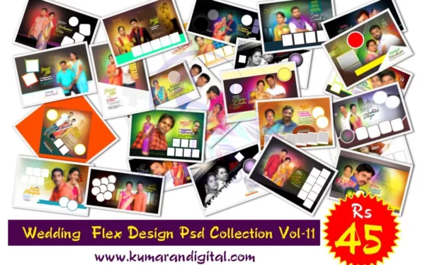 Wedding Flex Design Psd Collection Vol-11
