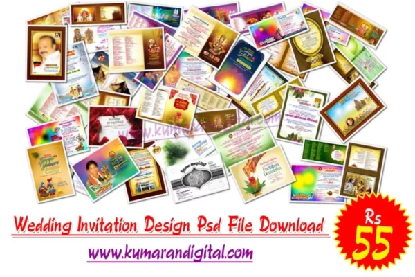 Wedding Invitation Design Psd Collection
