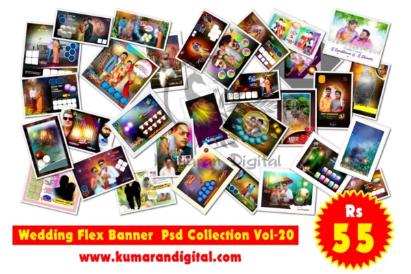 Wedding Flex Design Psd Collection Vol-20
